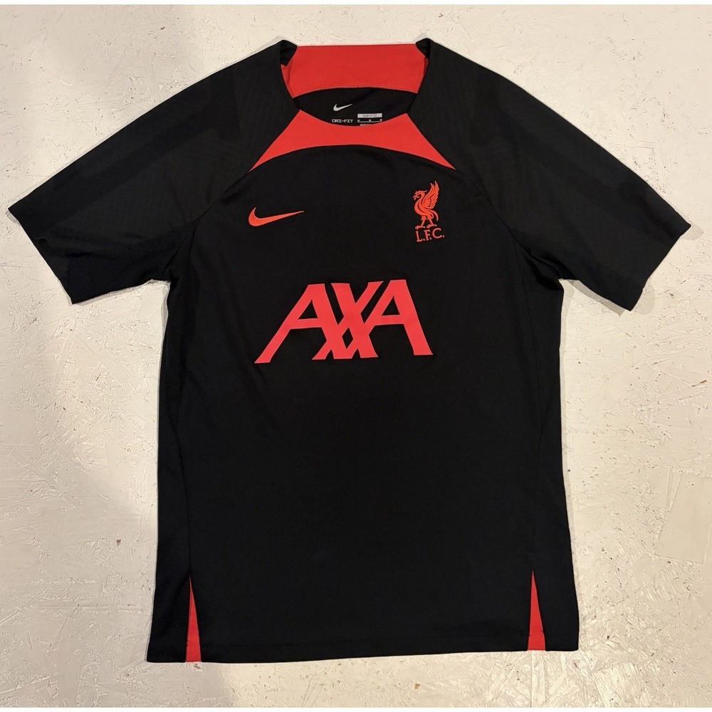 Nike Liverpool 22/23 Strike Performance Jersey Black Red Size M DJ8588-013